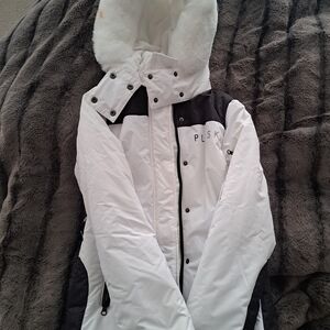Women's Ski Jacket - White and Black